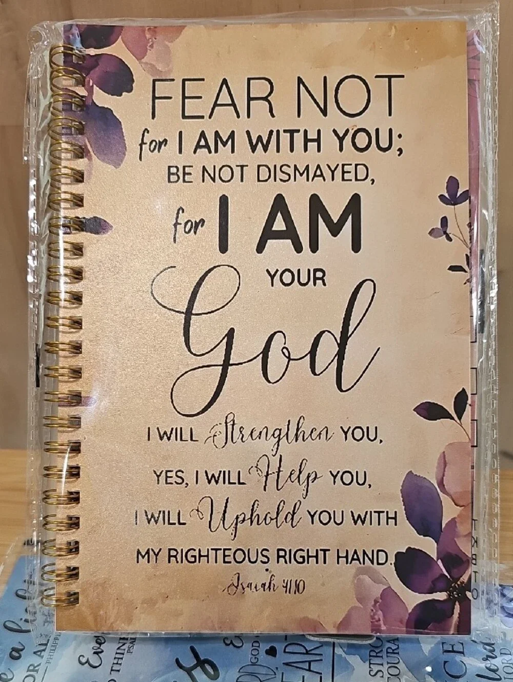 God Is Love Pink Inspirational Spiral Journal